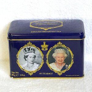 'Queen Elizabeth II of Great Britain' English Breakfast 40 Tea Bag Tin!!